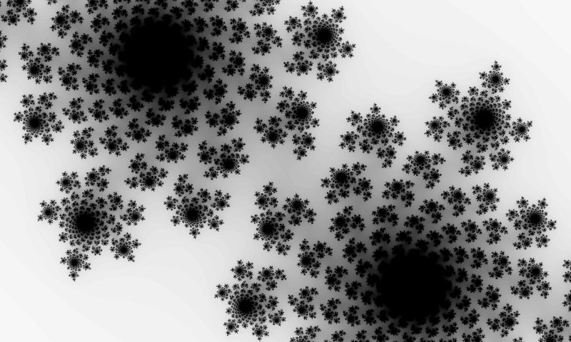 Fractale représentant la suite de Julia.